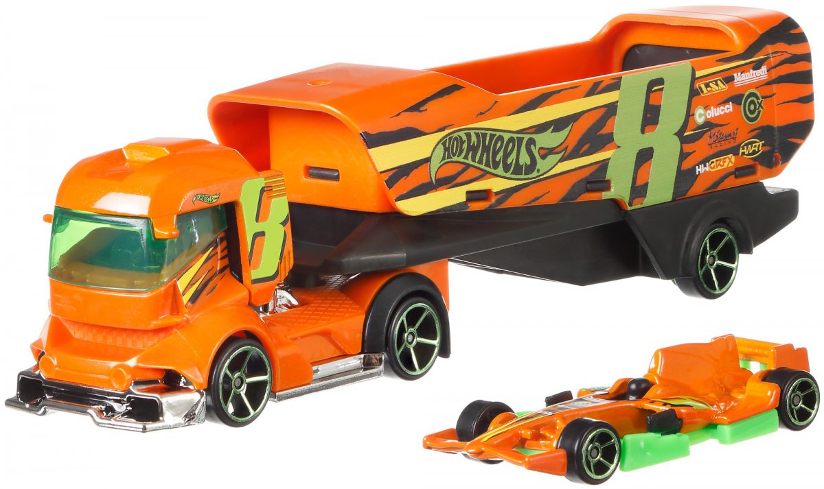 Caminhão Transportador Hot Wheels Mattel Bdw