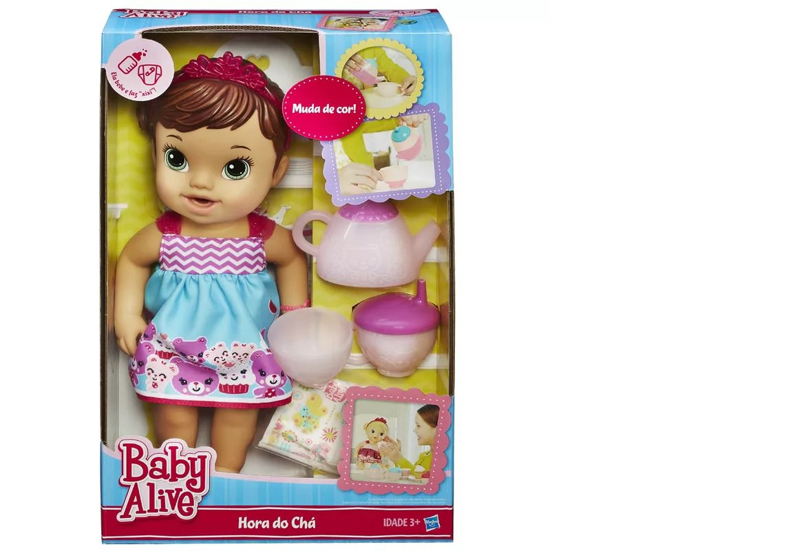 Baby alive hora do chá morena Clearance