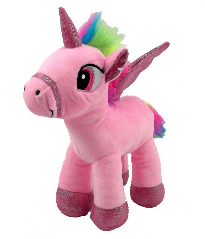 Unicórnio de pelúcia rosa clearance
