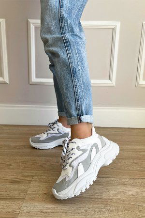 Shoe Tenis Zatz Chunky Branco Amento Zatz Chunky Sneakers Zatz