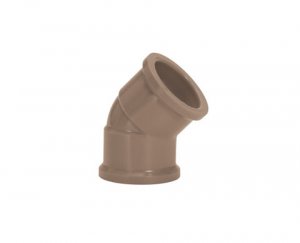 Joelho 45� Sold�vel 25 mm Marrom Amanco