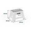 Banqueta Pl�stica Dobr�vel 220 mm Vonder
