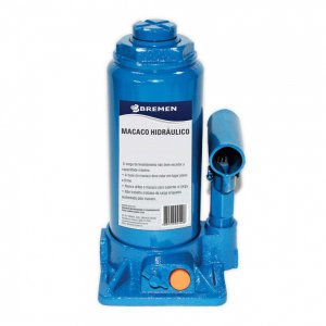 Macaco Hidr�ulico Veicular Manual Tipo Garrafa 8 Toneladas - BREMEN