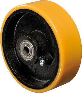 Roda- 62 PE-Poliuretano Moldado Cor Laranja 700kg