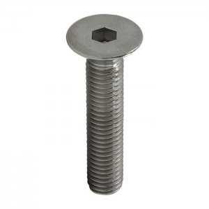 DIN 7991 Parafuso Allen Chato MA 8 X 1.25 X 20 Inox 304/A2  Passivado