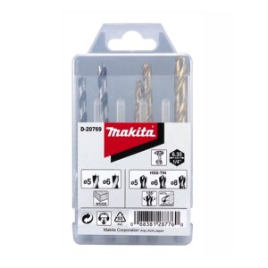 Jogo de Brocas Com 5 Pe�as Encaixe 1/4 D-20769 Makita