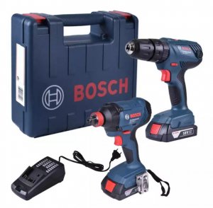 Combo Furadeira GSB 180-LI + Chave de Impacto GDX 180-LI Bosch