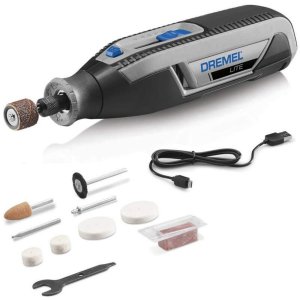 Micro Ret�fica � Bateria 4V Com Acess�rios 7760-N/10 Dremel