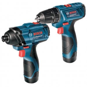 Combo Furadeira e Parafusadeira GSR 120-LI + Chave de Impacto GDR 120-LI Bosch