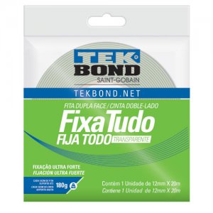 Fita Dupla Face Fixa Tudo 20M Tekbond