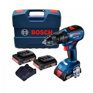 Furadeira e Parafusadeira de Impacto Com 2 Baterias GSB18V-50 Bosch