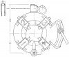 Cabe�ote Para Rosqueadeira 1/2 a 2 da RQ2A Allwerk