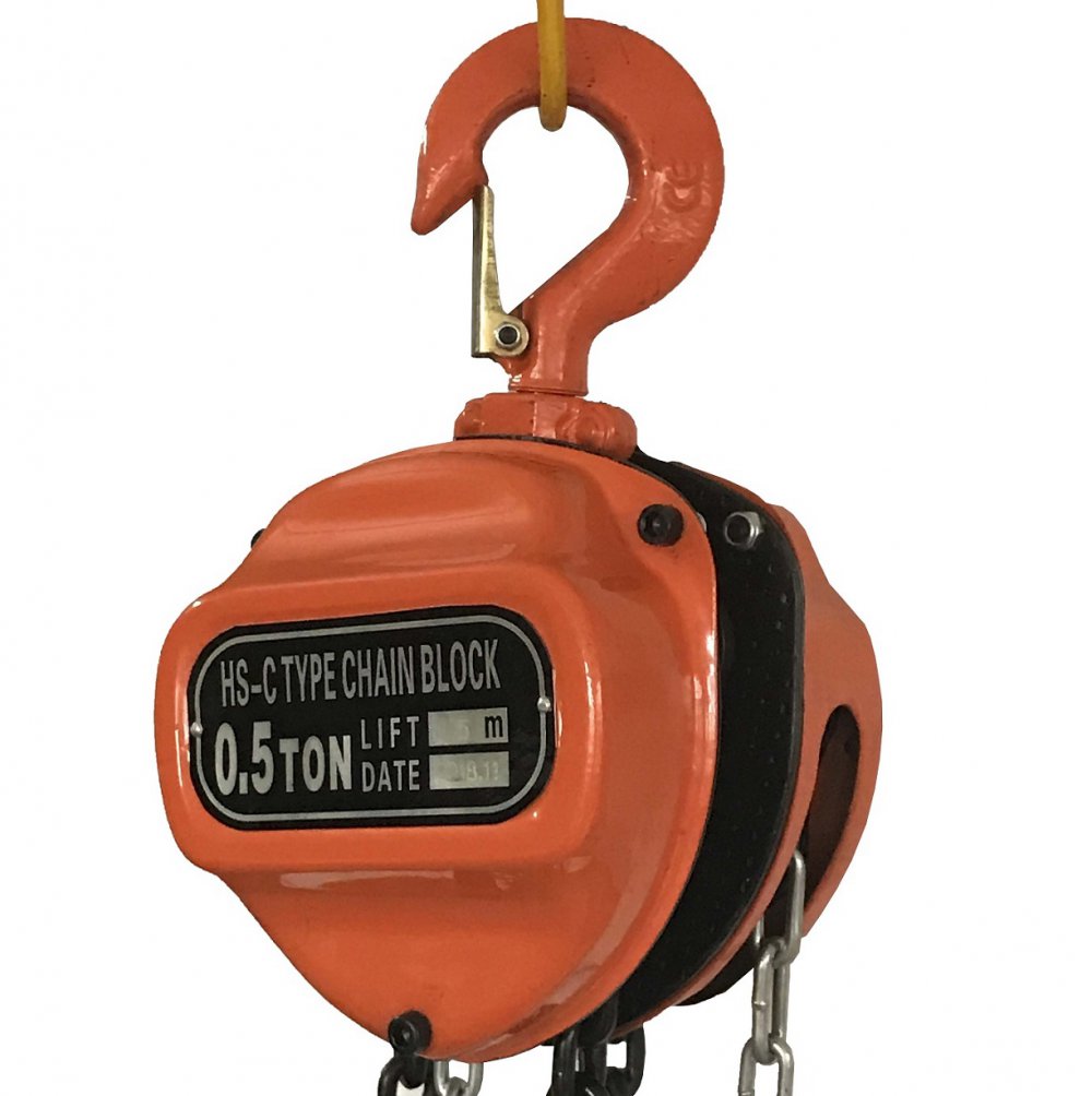 Api Talha Talha Manual 0,5 TON Com 3 Metros De Corrente HS