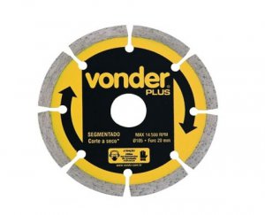 Disco Diamantado Segmentado 110 mm Vonder