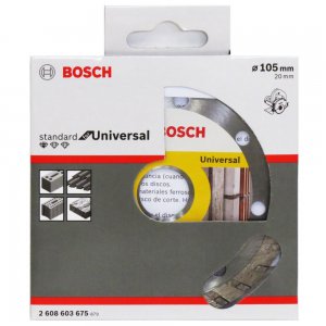 Discos Diamantado Standard Turbo Universal 105mm Bosch