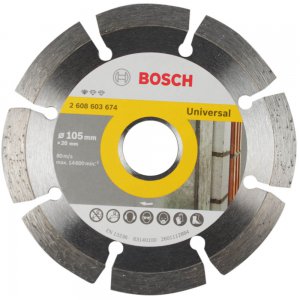Disco Diamantado Segmentado 105mm Standard Bosch