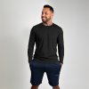 Camiseta Masculina Manga Longa Com Prote��o Tam M Preto Vitho