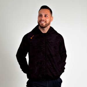 Corta Vento Masculino Com Prote��o UV 50+ Tam G Preto Vitho