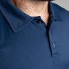 Camiseta Polo Masculina Manga Curta Com Prote��o Tam M Marinho Vitho