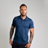 Camiseta Polo Masculina Manga Curta Com Prote��o Tam GG Marinho Vitho