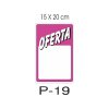 Placa Sinaliza��o Oferta 20X30CM