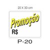 Placa Sinaliza��o Promo��o 20X30CM