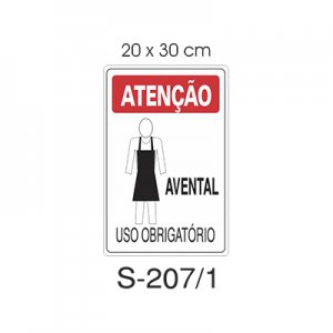 Placa Sinaliza��o Uso Obrigat�rio de Cinto de Seguran�a 20x30cm
