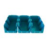 Kit 54 Clipes Organiza��o Caixa Pl�stica Numero 5 Azul Presto