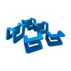Kit 54 Clipes Organiza��o Caixa Pl�stica Numero 5 Azul Presto