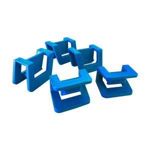 Kit 54 Clipes Organiza��o Caixa Pl�stica Numero 5 Azul Presto