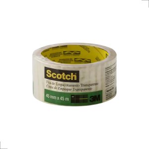 Fita Empacotamento Scoth Hot Melt Transparente 45MMX45M 3M