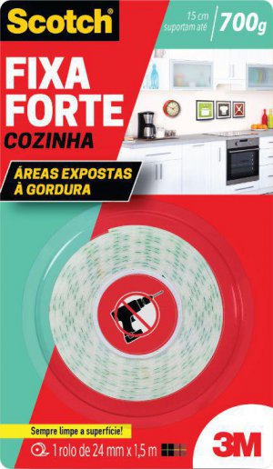 Fita Dupla Face Cozinha 24MMX1.5M 3M