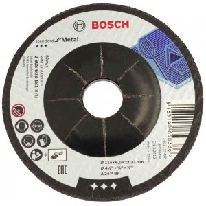 Disco de Desbaste Para Metal 115 X 6,0 X 22,23mm - BOSCH