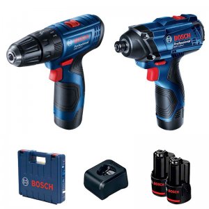 Parafusadeira Furadeira GDR 120-LI + GSB 120-LI Com Bateria Bosch