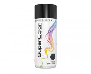 Tinta Aerossol Uso Geral Preto Fosco 250g/350ml Tekbond