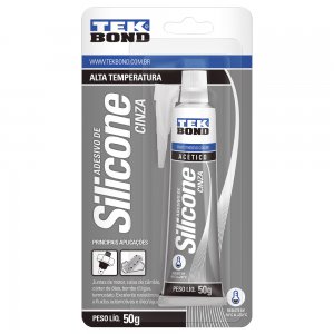 Silicone ac�tico cinza blister 50G Tekbond