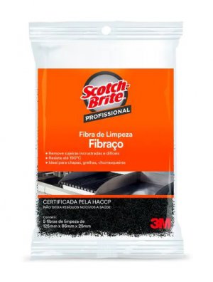 Fibra de Limpeza Fibra�o 87X125mm 5 Pe�as 3M