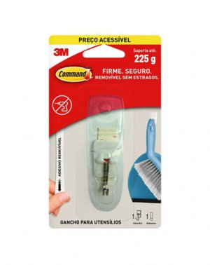 Gancho Adesivo Para Utens�lios Command Branco Mini 3M