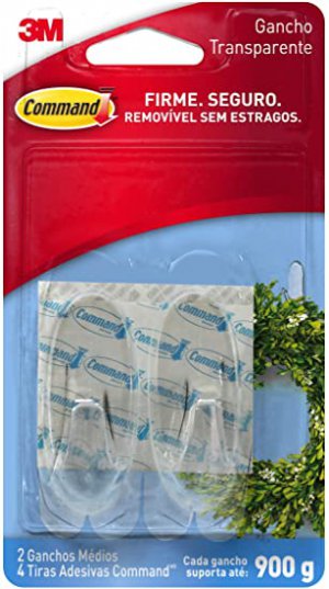 Gancho Adesivo Command Branco Grande 3M