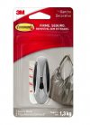 Gancho Adesivo Design Command Cromado M�dio 3M