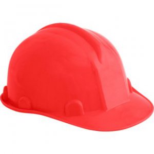Capacete com Carneira Vermelho Aba Frontal Vonder