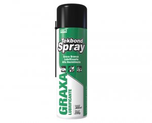 Graxa lubrificante branca spray 200g/300ml Tekbond