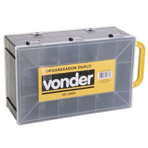 Caixa Organizadora Pl�stica Dupla VD 2003 Vonder