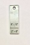 Acessorio da Ranhuradora Medida 2 a 12 Polegadas ALLWERK