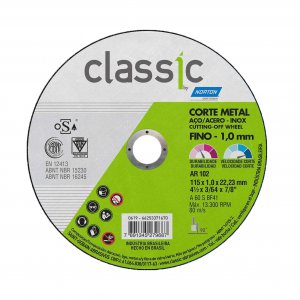 Disco Corte Classic 115X1,0X22,23 AR102 Norton