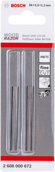 Faca Para Plaina GHO12V-20 2 Pe�as Bosch