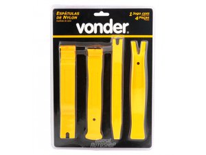 Jogo Espatula Nylon 4 Pe�as Automotivas Vonder