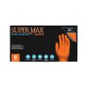 Luva prote��o nitrilo laranja TAM.G CX100 SUPERMAX