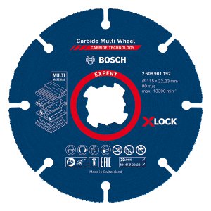 Disco corte carbide MULTI-WHEEL 115MM X-LOCK BOSCH