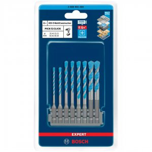 Jogo de Broca expert HEX-9 MULTICONSTRUCTION 3-4-5-5-6-6-8-8 BOSCH